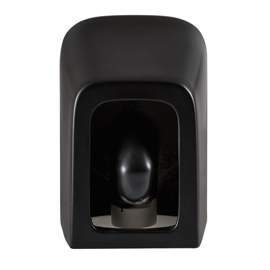 Унитаз подвесной LEMARK Florex 9612002 безободковый с микролифтом, смыв торнадо, чёрный матовый