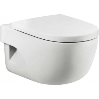 Унитаз подвесной ROCA Meridian 7346248000 укороченный, с сиденьем микролифт 78012AC00B