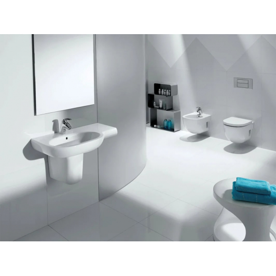 Унитаз подвесной ROCA Meridian 7346248000 укороченный, с сиденьем микролифт 78012AC00B