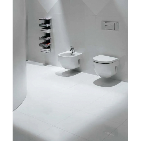 Унитаз подвесной ROCA Meridian 7346248000 укороченный, с сиденьем микролифт 78012AC00B