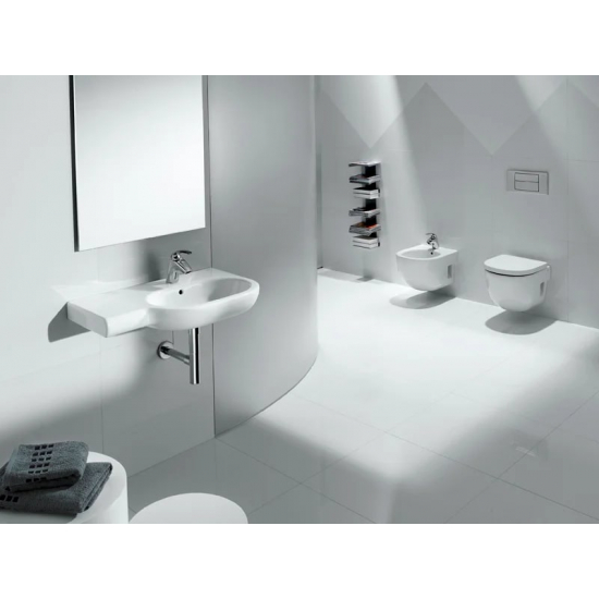 Унитаз подвесной ROCA Meridian 7346248000 укороченный, с сиденьем микролифт 78012AC00B