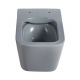 Унитаз подвесной SOLE Cube 2 Grey УТ000085188 с сиденьем микролифт, безоботковый, серый матовый