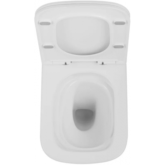 Унитаз подвесной SOLE Cube Turbo УТ000090588 с сиденьем микролифт, безоботковый, смыв торнадо