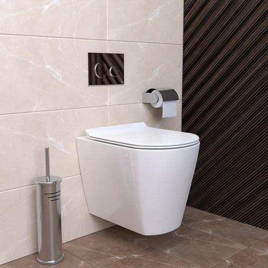 Унитаз подвесной SOLE Torr УТ000026707 с сиденьем микролифт, безоботковый