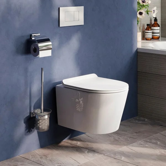 Унитаз подвесной SOLE Torr УТ000026707 с сиденьем микролифт, безоботковый