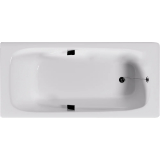 Ванна чугунная GOLDMAN Art АТ18085 без опоры 180x85 см, с отверстиями для ручек