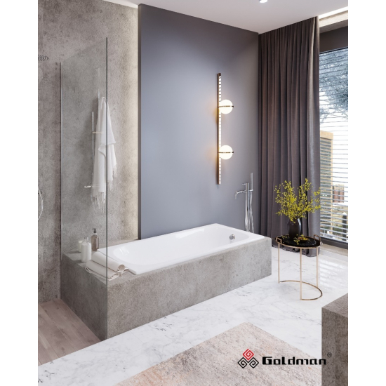 Ванна чугунная GOLDMAN Classic CL15070 без опоры 150x70 см