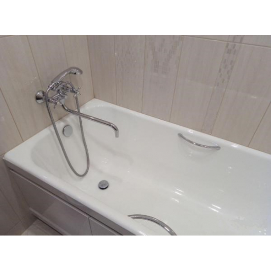 Ванна чугунная WOTTE Start УР 170х70 см, с ножками, с ручками