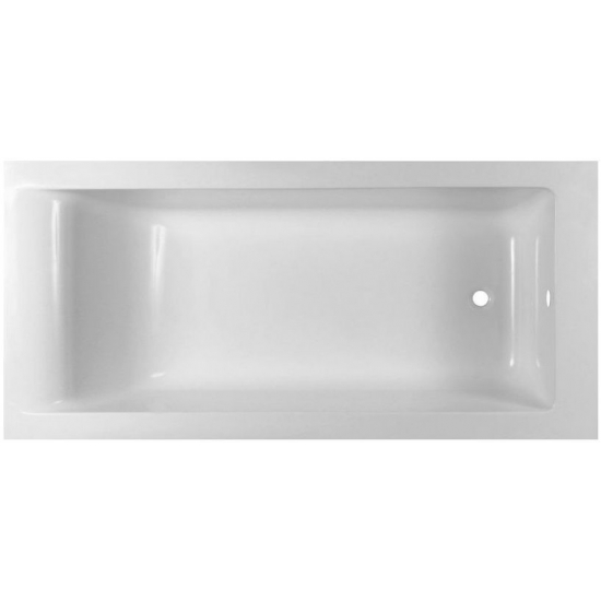 Ванна из литьевого мрамора AQUANET Bright Stone без опоры 170x75 см