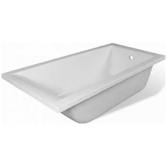 Ванна из литьевого мрамора AQUANET Bright Stone без опоры 170x75 см