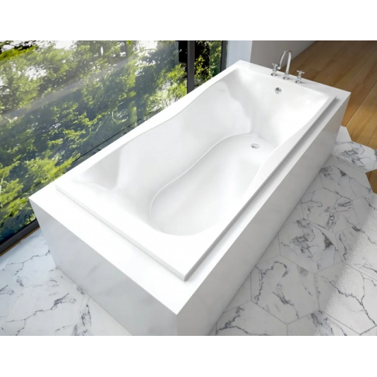 Ванна из литьевого мрамора ЭСТЕТ Бета 170x80 см, с ножками
