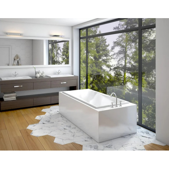 Ванна из литьевого мрамора ЭСТЕТ Бета ФР-00001321 170x80 см, без опоры