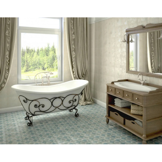 Ванна из литьевого мрамора ЭСТЕТ Бостон ФР-00000624 180x75 см, без опоры, отдельностоящая