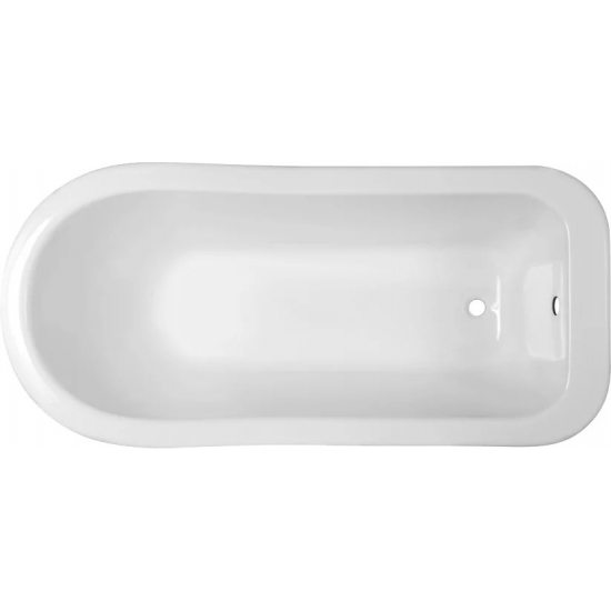 Ванна из литьевого мрамора ЭСТЕТ Царская ФР-00001653 без опоры 150x75 см, отдельностоящая, овальная