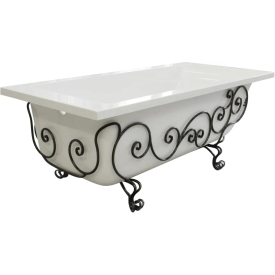 Ванна из литьевого мрамора ЭСТЕТ Дельта 160x70 см, с ножками