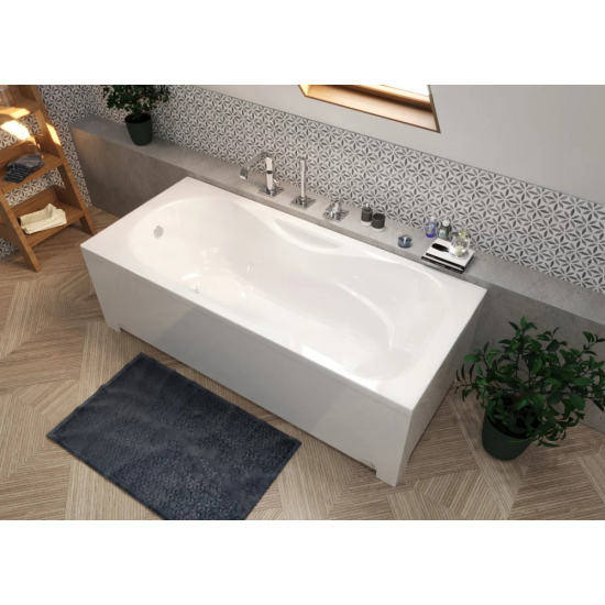 Ванна из литьевого мрамора ЭСТЕТ Эллис 170x75 см, с ножками