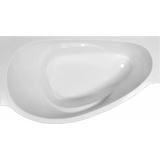 Ванна из литьевого мрамора ЭСТЕТ Грация L ФР-00000629 без опоры 170x95 см, угловая, асимметричная