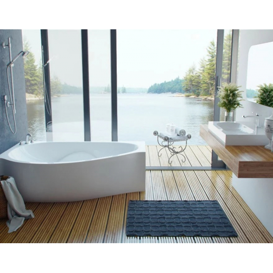 Ванна из литьевого мрамора ЭСТЕТ Грация L ФР-00000629 без опоры 170x95 см, угловая, асимметричная