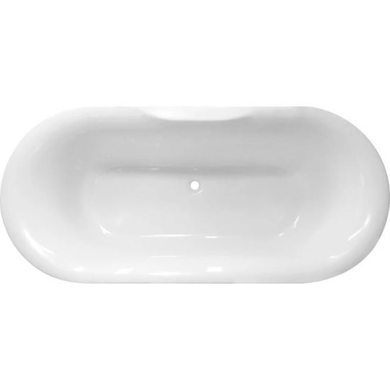 Ванна из литьевого мрамора ЭСТЕТ Лион ФР-00000684 без опоры 175x80 см, отдельностоящая, овальная