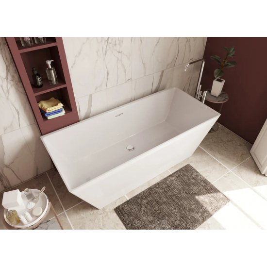 Ванна из литьевого мрамора ЭСТЕТ Манхэттен ФР-00006566 175x75 см, отдельностоящая