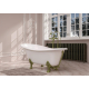 Ванна из литьевого мрамора ЭСТЕТ Марсель ФР-00006498 170x80 см, овальная с ножками, фурнитура бронза