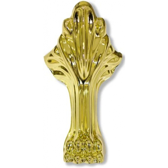 Ванна из литьевого мрамора ЭСТЕТ Марсель ФР-00006499 170x80 см, овальная с ножками, фурнитура золото