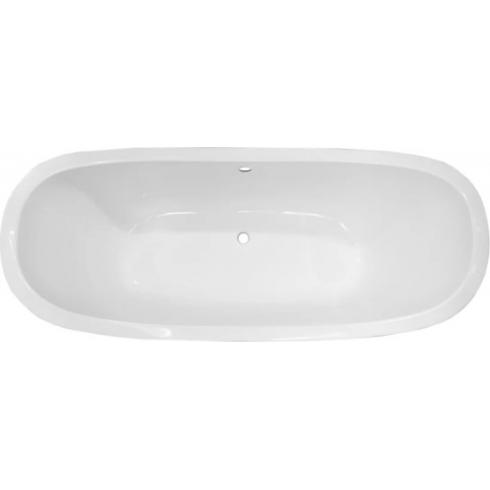 Ванна из литьевого мрамора ЭСТЕТ Скарлетт ФР-00001245 без опоры 180x75 см, отдельностоящая, овальная