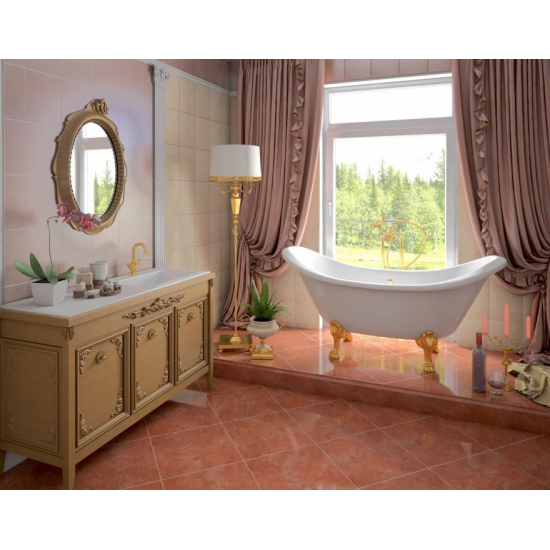 Ванна из литьевого мрамора ЭСТЕТ Скарлетт ФР-00001245 без опоры 180x75 см, отдельностоящая, овальная