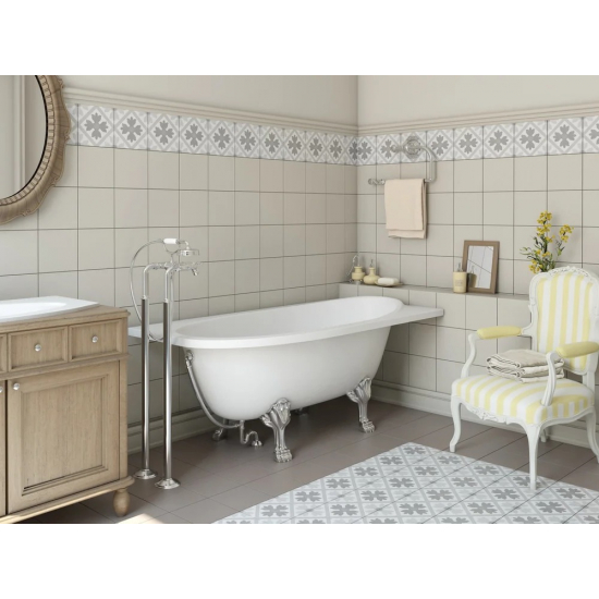 Ванна из литьевого мрамора ЭСТЕТ Венеция ФР-00002045 R без опоры 170x80 см, асимметричная