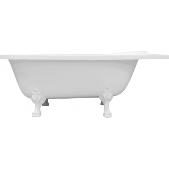 Ванна из литьевого мрамора ЭСТЕТ Венеция R 170x80 см, с декоративными ножками, асимметричная