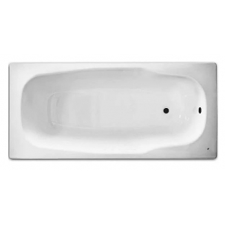 Ванна стальная BLB Atlantica HG 180x80 толщина 3.5 мм, без отверстий для ручек, с ножками