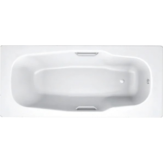Ванна стальная BLB Atlantica HG B80J без опоры 180x80 толщина 3.5 мм, с отверстиями для ручек