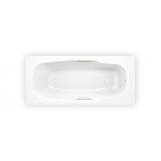 Ванна стальная BLB Atlantica SG 180x80 толщина 2.4 мм, с отверстиями для ручек, с ножками