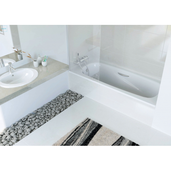 Ванна стальная BLB Universal Anatomica HG 150x75 см, толщ. 3.5 мм с отверстиями для ручек, с ножками