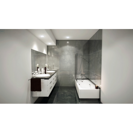 Ванна стальная BLB Universal Anatomica HG B55L без опоры 150x75 см, толщина 3.5 мм 