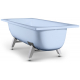 Ванна стальная ДОННА ВАННА 170x70 см, голубая лагуна, с ножками