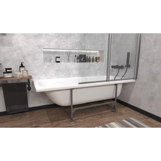 Ванна стальная ДОННА ВАННА 170x70 см, толщина 2 мм, на каркасе