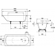 Ванна стальная KALDEWEI Eurowa 312 170x70 см, с ножками