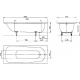 Ванна стальная KALDEWEI Saniform Plus 373-1 112630003001 без опоры 170x75 см, с самоочищающаяся