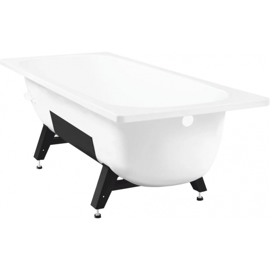 Ванна стальная TEVRO 150x70 см, белый лотос толщина 2.7 мм, с ножками