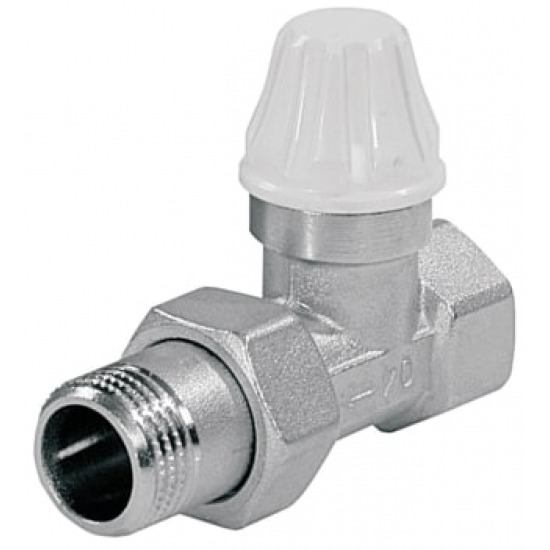 Вентиль настроечный нижний для радиатора COMISA 3/4" прямой