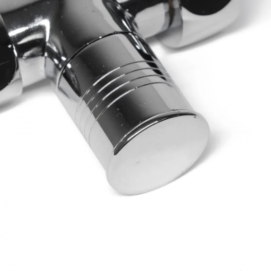 Вентиль запорный для полотенцесушителя LUXON 1"х3/4" г-г  830SCH1005 прямой, ручка колпачек