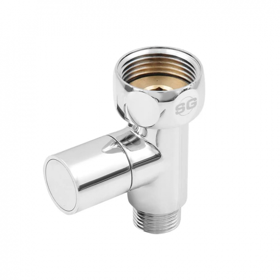 Вентиль запорный для полотенцесушителя SG SMART GROUP  1" х 1/2" г-ш SG8831SCH0410/2 прямой 