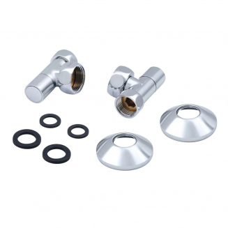 Вентиль запорный для полотенцесушителя SG SMART GROUP 1"х3/4" г-г  SG8511SCH1005/2 угловой