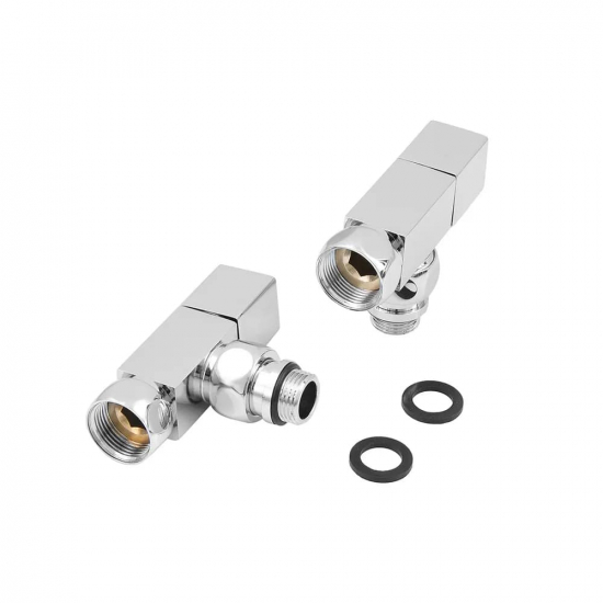 Вентиль запорный для полотенцесушителя SG SMART GROUP  3/4" х 1/2" г-ш SG01CH0405/2 угловой