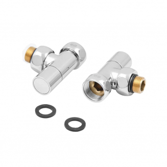 Вентиль запорный для полотенцесушителя SG SMART GROUP  3/4" х 1/2" г-ш SG8510SCH0405/2 угловой