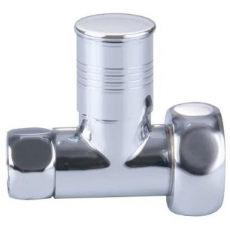 Вентиль запорный для полотенцесушителя VIEIR VR2045D 1"х3/4" г-г прямой, колпачек 1шт