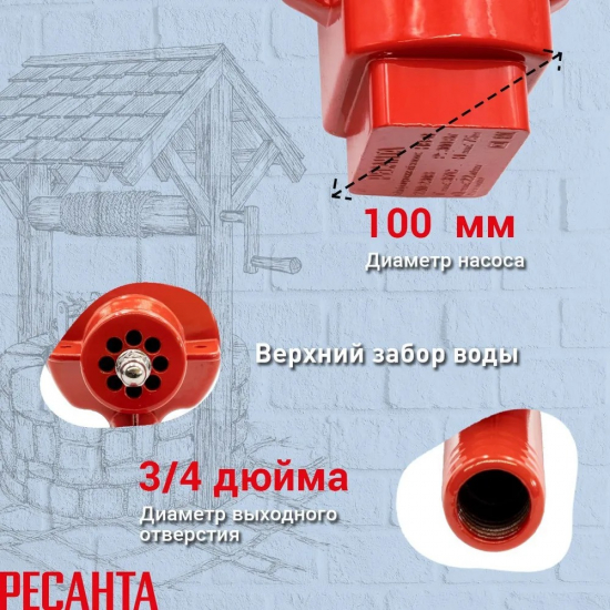 Вибрационный насос РЕСАНТА НВ-25В