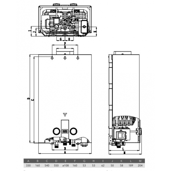 Водонагреватель газовый ELECTROLUX GWH 10 High Performance Eco
