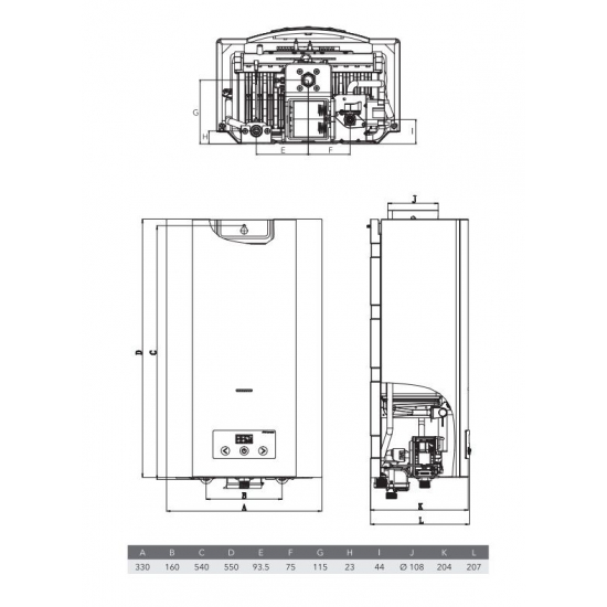 Водонагреватель газовый ELECTROLUX GWH 11 ProInverter